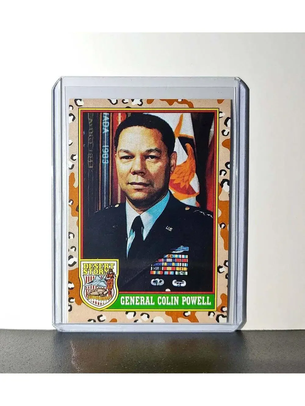 General Colin Powell 1991 Topps Desert Storm #2 Card - Picture 1 of 10